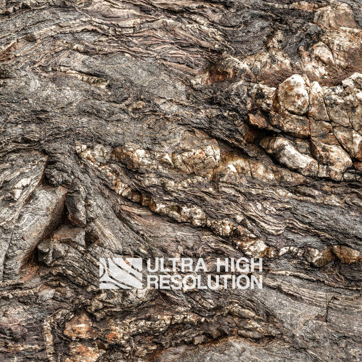 Grey Layered Metamorphic Rock Texture (341cm x 145cm)