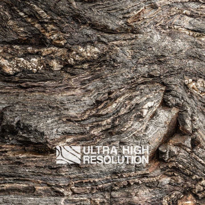 Grey Layered Metamorphic Rock Texture (341cm x 145cm)