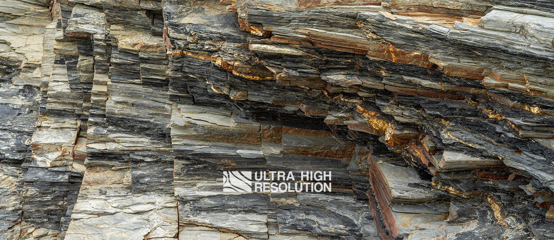 Grey Metamorphosed Slate Texture (186cm x 81cm)