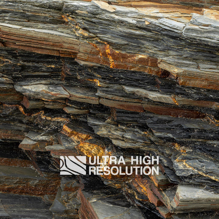 Grey Metamorphosed Slate Texture (186cm x 81cm)