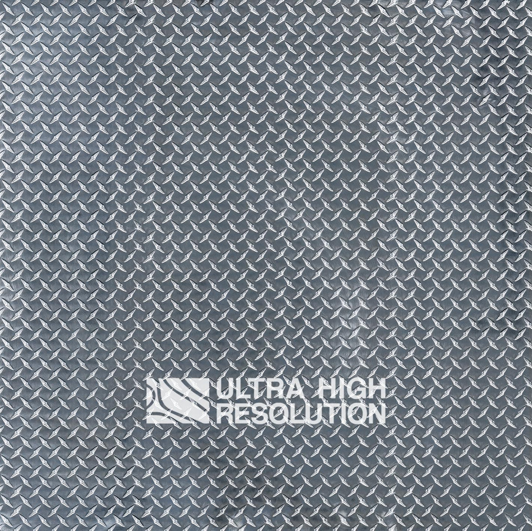 Grey Steel Diamond Plate Texture (596cm x 596cm)