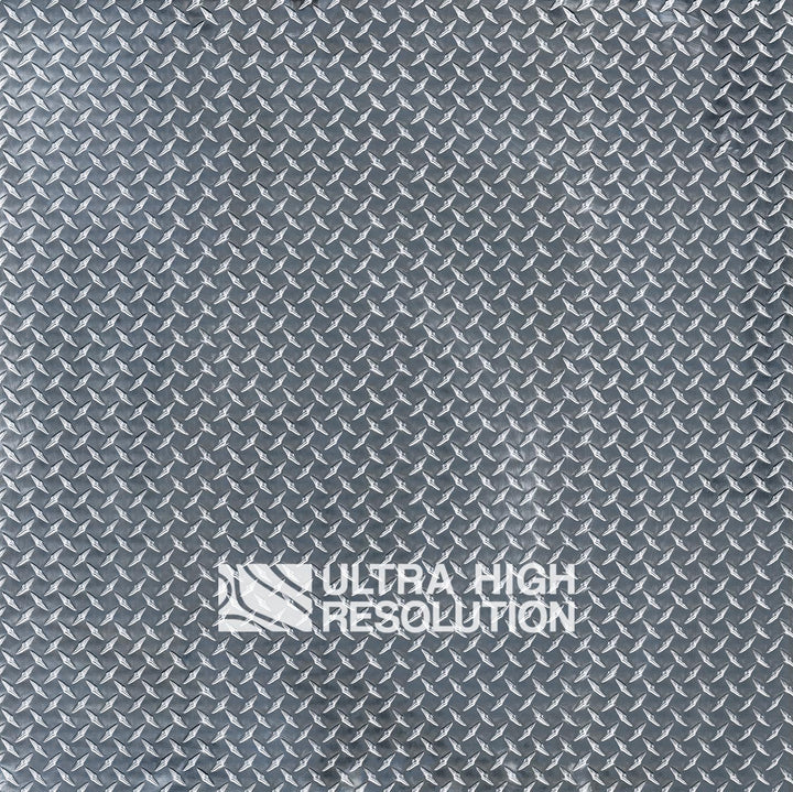 Grey Steel Diamond Plate Texture (596cm x 596cm)