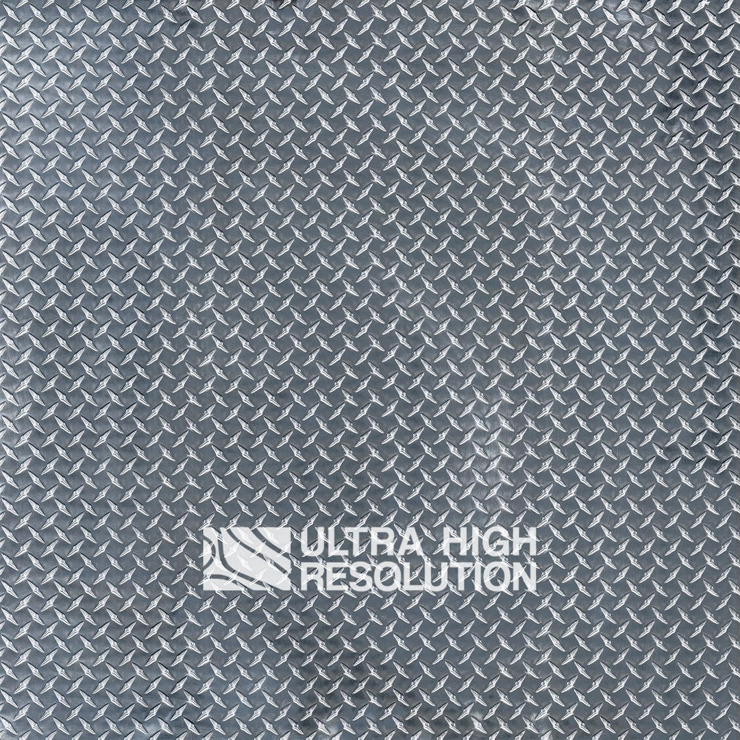 Grey Steel Diamond Plate Texture (596cm x 596cm)