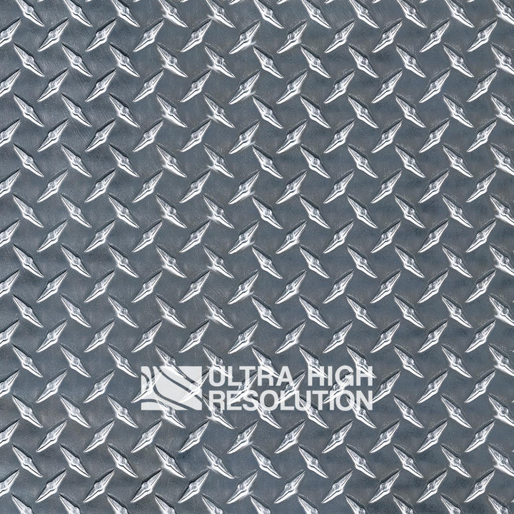 Grey Steel Diamond Plate Texture (596cm x 596cm)