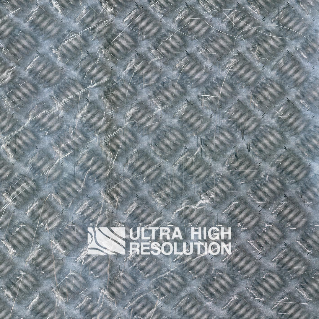 Grey Worn Steel Tread Plate Texture (589cm x 582cm)