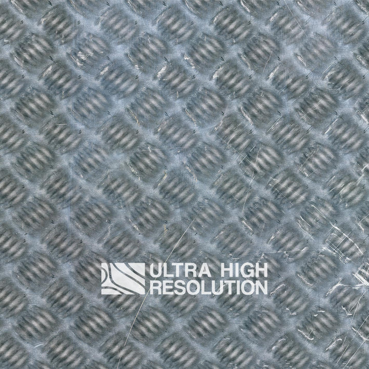 Grey Worn Steel Tread Plate Texture (589cm x 582cm)