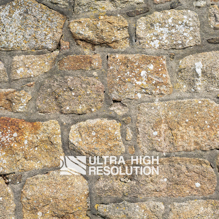 Irregularly Shaped Stone Wall Texture (332cm x 138cm)