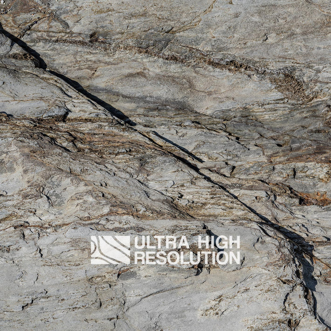 Layered Grey Rock Crystalline Texture (342cm x 147cm)