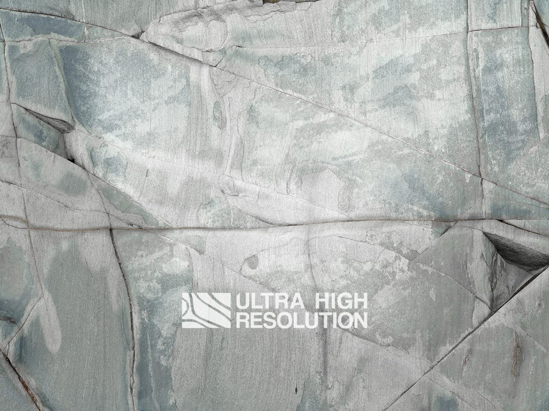 Light Grey Faceted Fractured Rock Texture (271cm x 203cm)