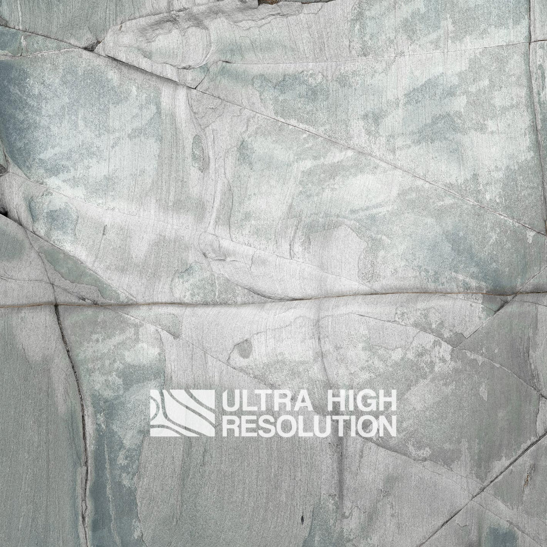 Light Grey Faceted Fractured Rock Texture (271cm x 203cm)