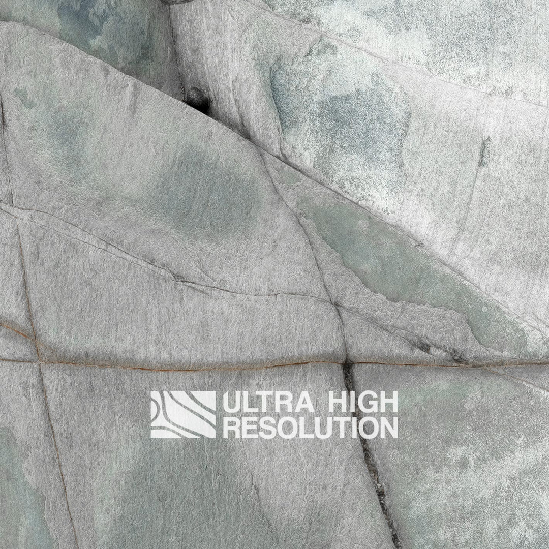 Light Grey Faceted Fractured Rock Texture (271cm x 203cm)