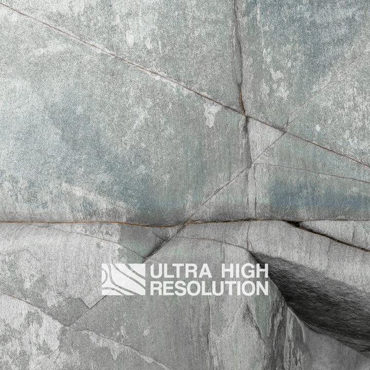 Light Grey Faceted Fractured Rock Texture (271cm x 203cm)