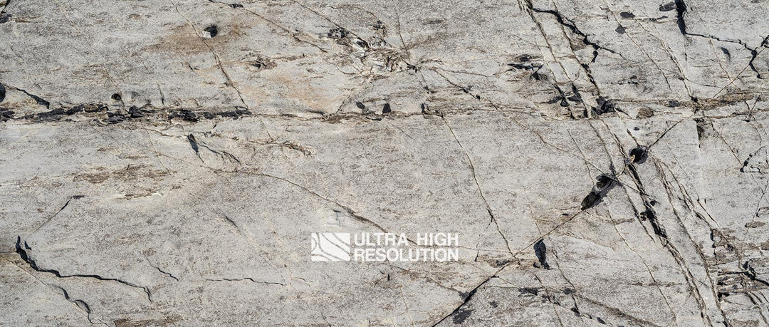 Light Grey Granite Texture with Dips and Fissures (344cm x 146cm)