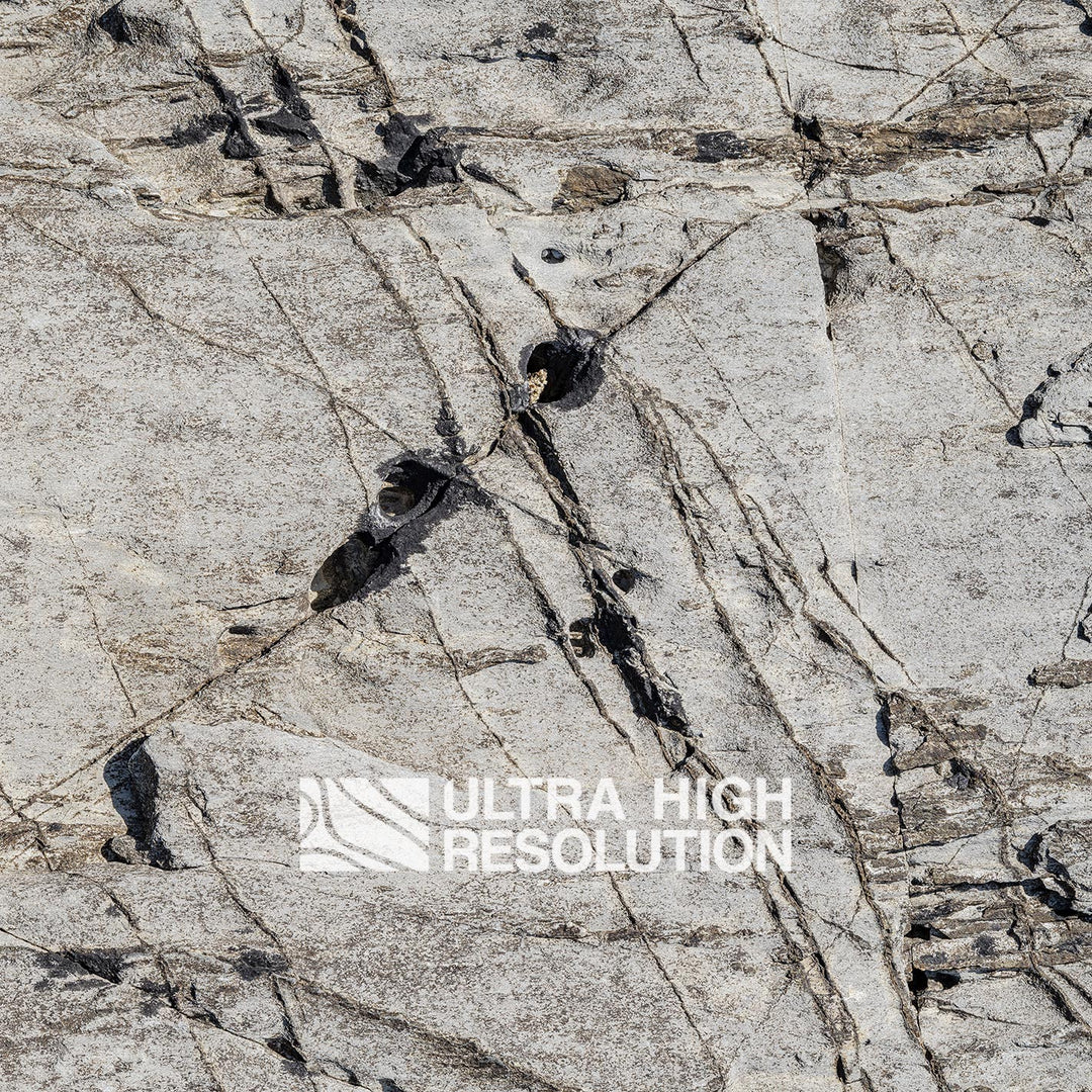 Light Grey Granite Texture with Dips and Fissures (344cm x 146cm)