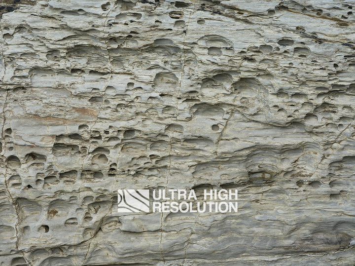 Light Grey Honeycomb Weathered Rock Texture (271cm x 203cm)