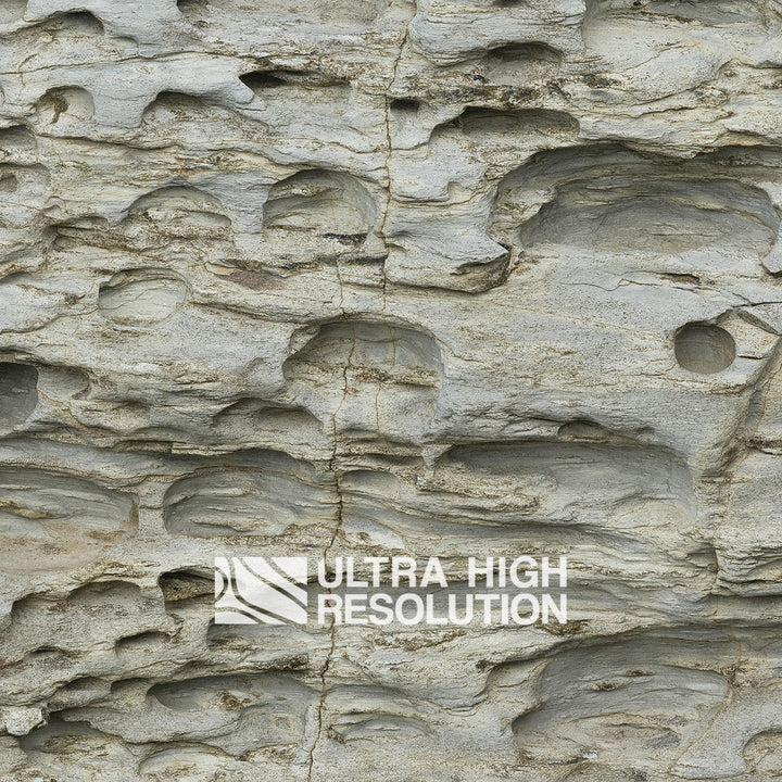 Light Grey Honeycomb Weathered Rock Texture (271cm x 203cm)