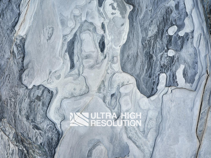 Light Grey Lobed Coastal Rock Texture (271cm x 203cm)