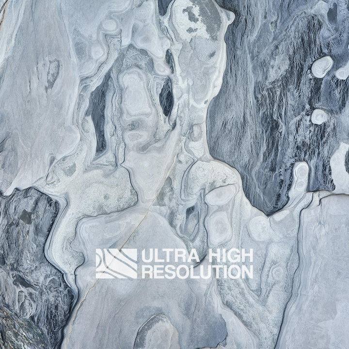 Light Grey Lobed Coastal Rock Texture (271cm x 203cm)