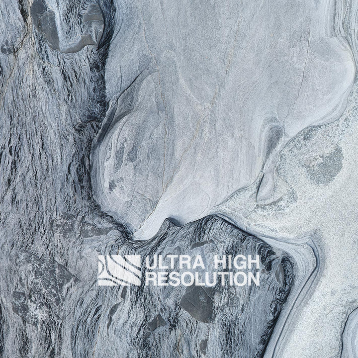 Light Grey Lobed Coastal Rock Texture (271cm x 203cm)