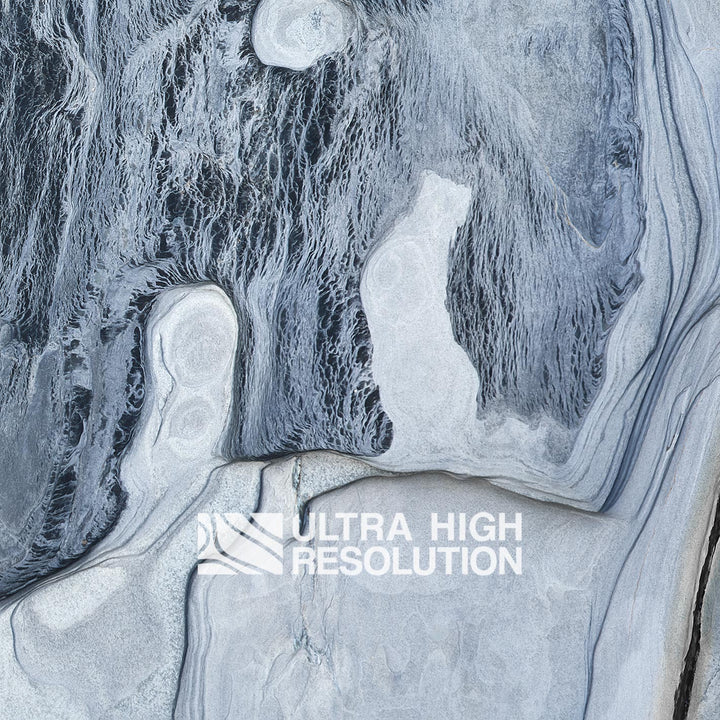 Light Grey Lobed Coastal Rock Texture (271cm x 203cm)