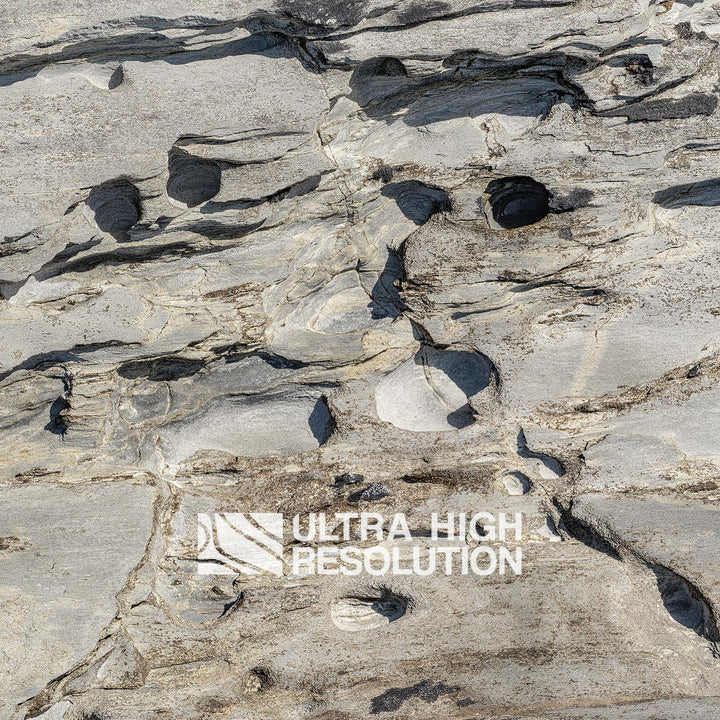 Light Grey Shale Layered Texture (342cm x 147cm)