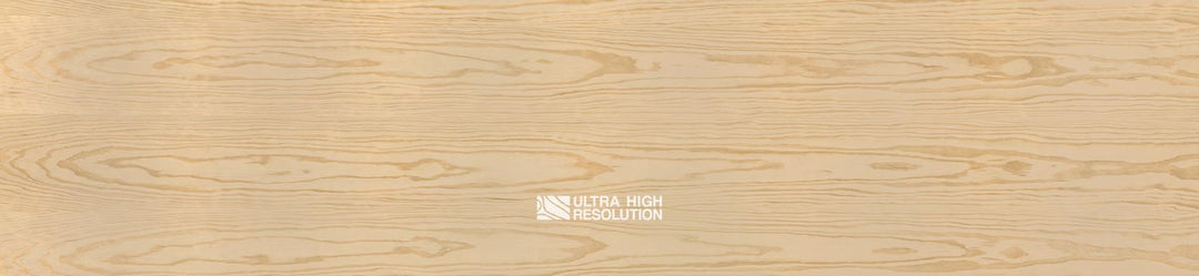 Long Light Brown Pine Wood Veneer with Polished Surface (707cm x 163cm)