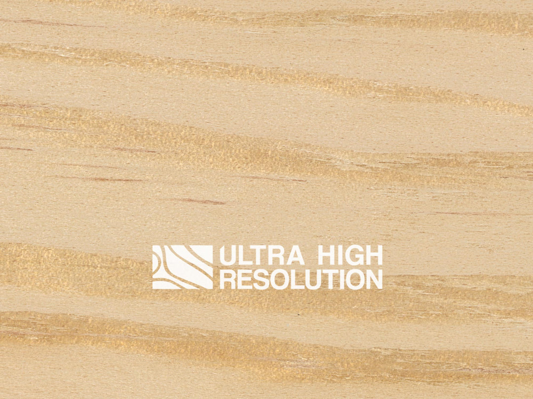 Long Light Brown Pine Wood Veneer with Polished Surface (707cm x 163cm)