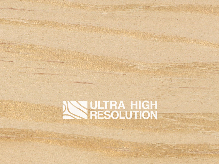 Long Light Brown Pine Wood Veneer with Polished Surface (707cm x 163cm)