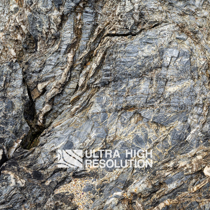 Metamorphic Rock Texture with Intricate White Veining (191cm x 81cm)