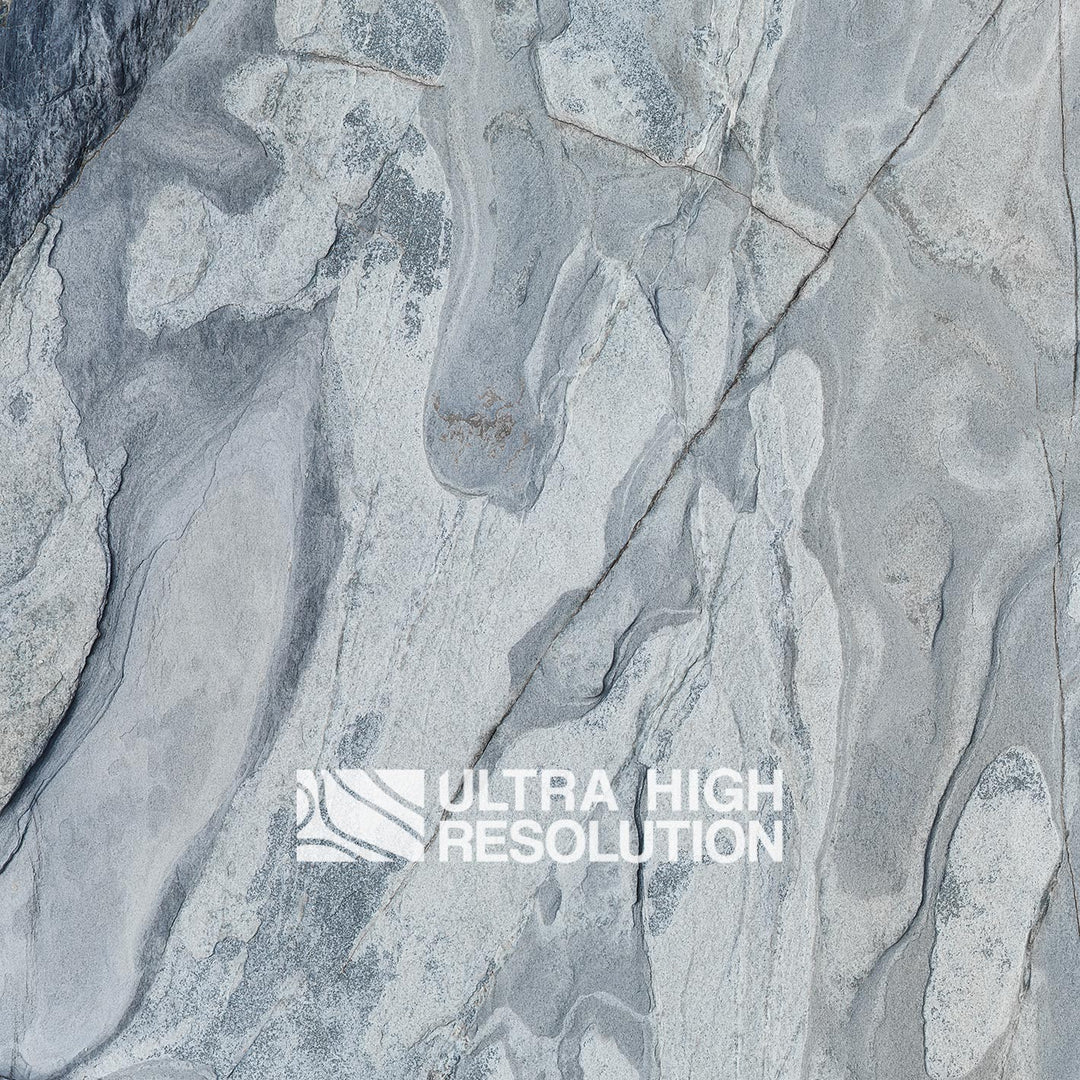 Mid Grey Fractured Coastal Rock Texture (271cm x 203cm)