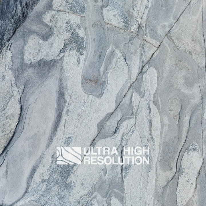 Mid Grey Fractured Coastal Rock Texture (271cm x 203cm)
