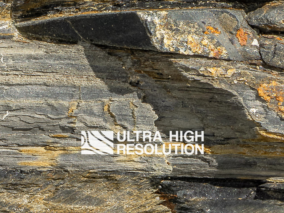Pale Yellow Sedimentary Rock Strata Texture (343cm x 147cm)