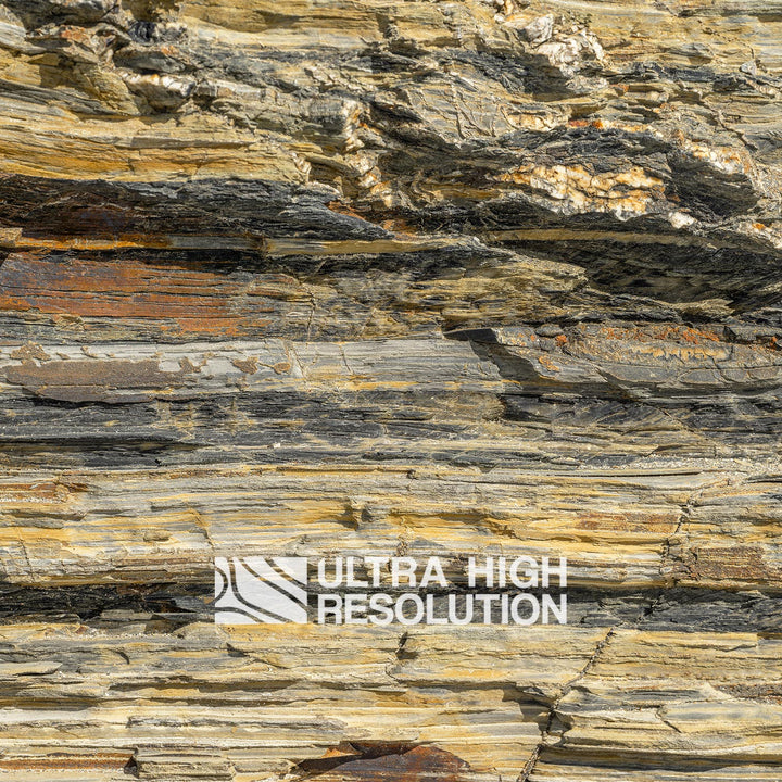 Pale Yellow Sedimentary Rock Strata Texture (343cm x 147cm)