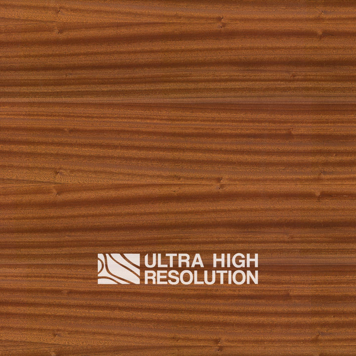 Rich Brown Sapele Wood with Stripe Grain (698cm x 300cm)