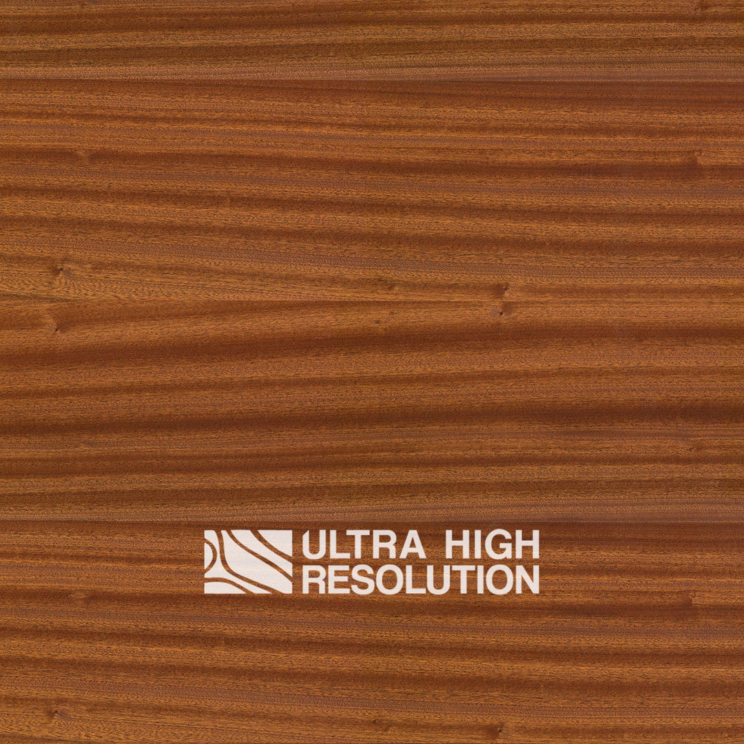 Rich Brown Sapele Wood with Stripe Grain (698cm x 300cm)