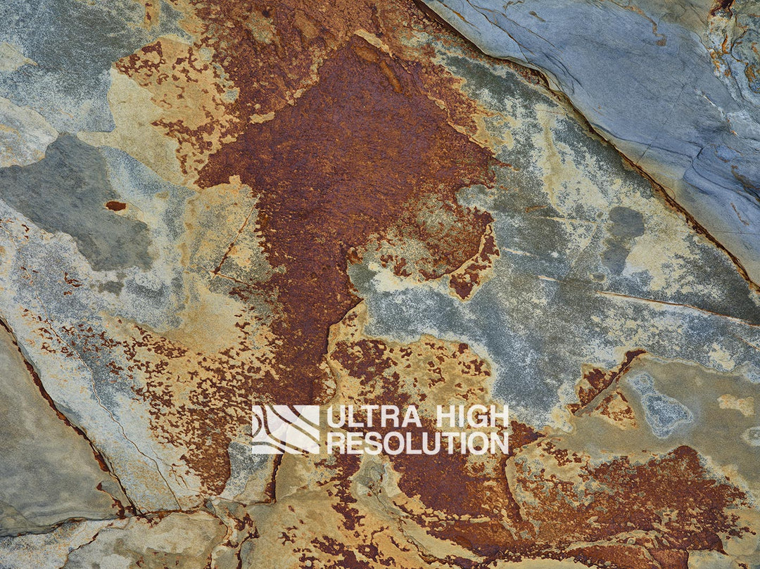 Rust Iron Stained Coastal Rock Texture (271cm x 203cm)