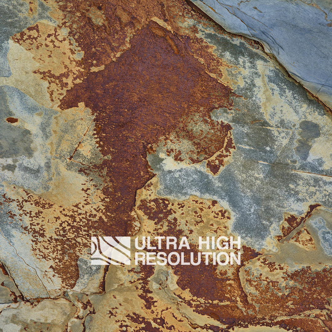 Rust Iron Stained Coastal Rock Texture (271cm x 203cm)