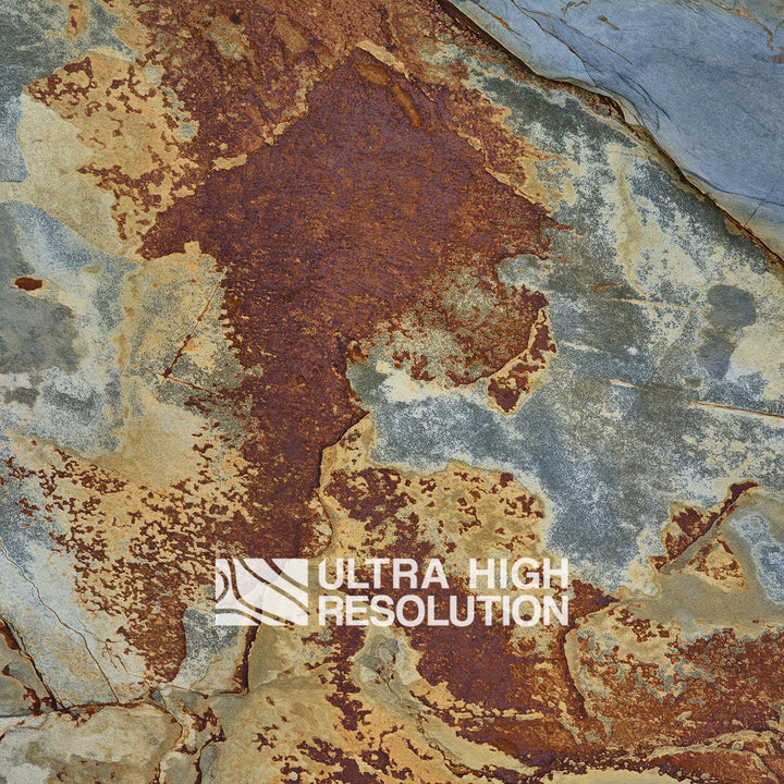 Rust Iron Stained Coastal Rock Texture (271cm x 203cm)