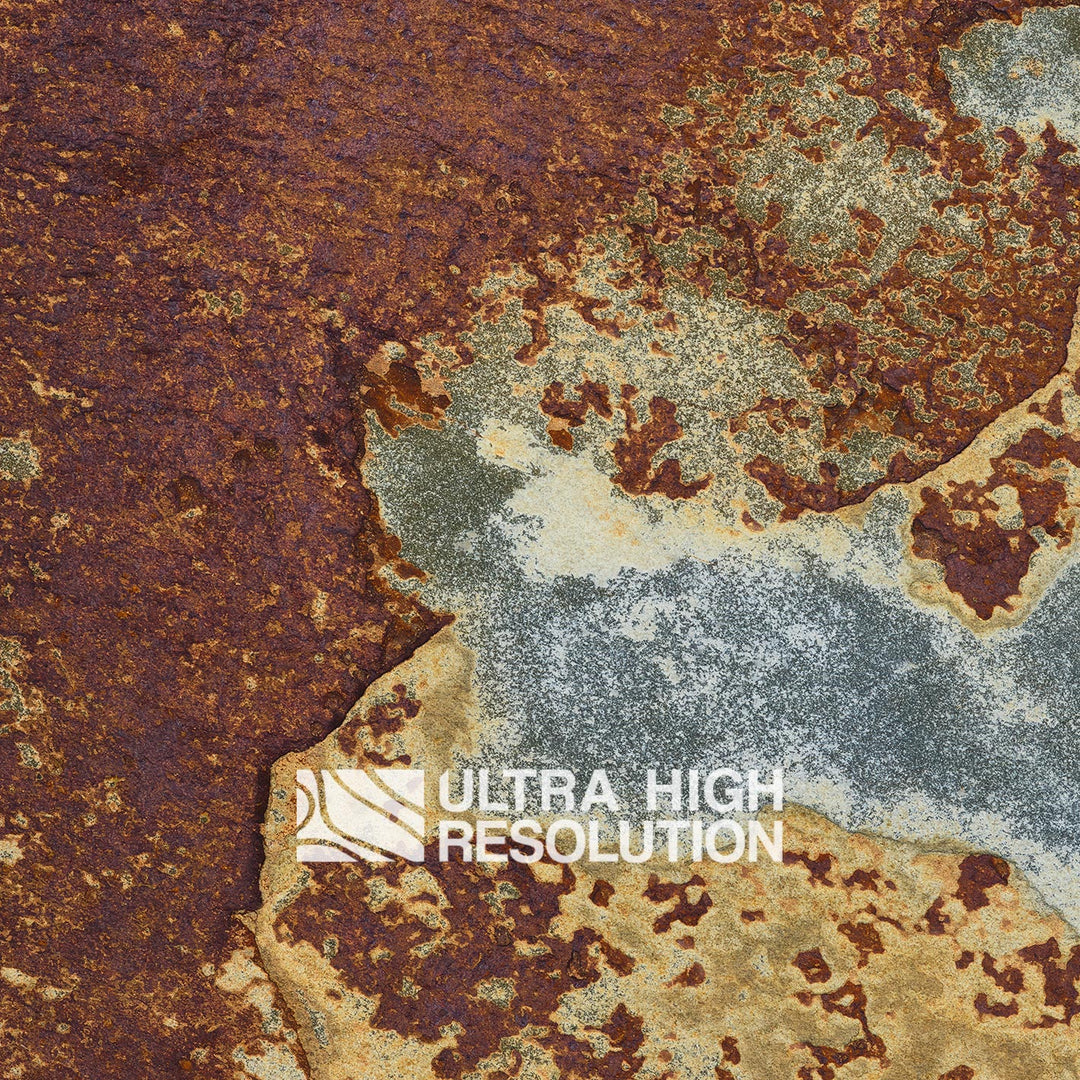 Rust Iron Stained Coastal Rock Texture (271cm x 203cm)