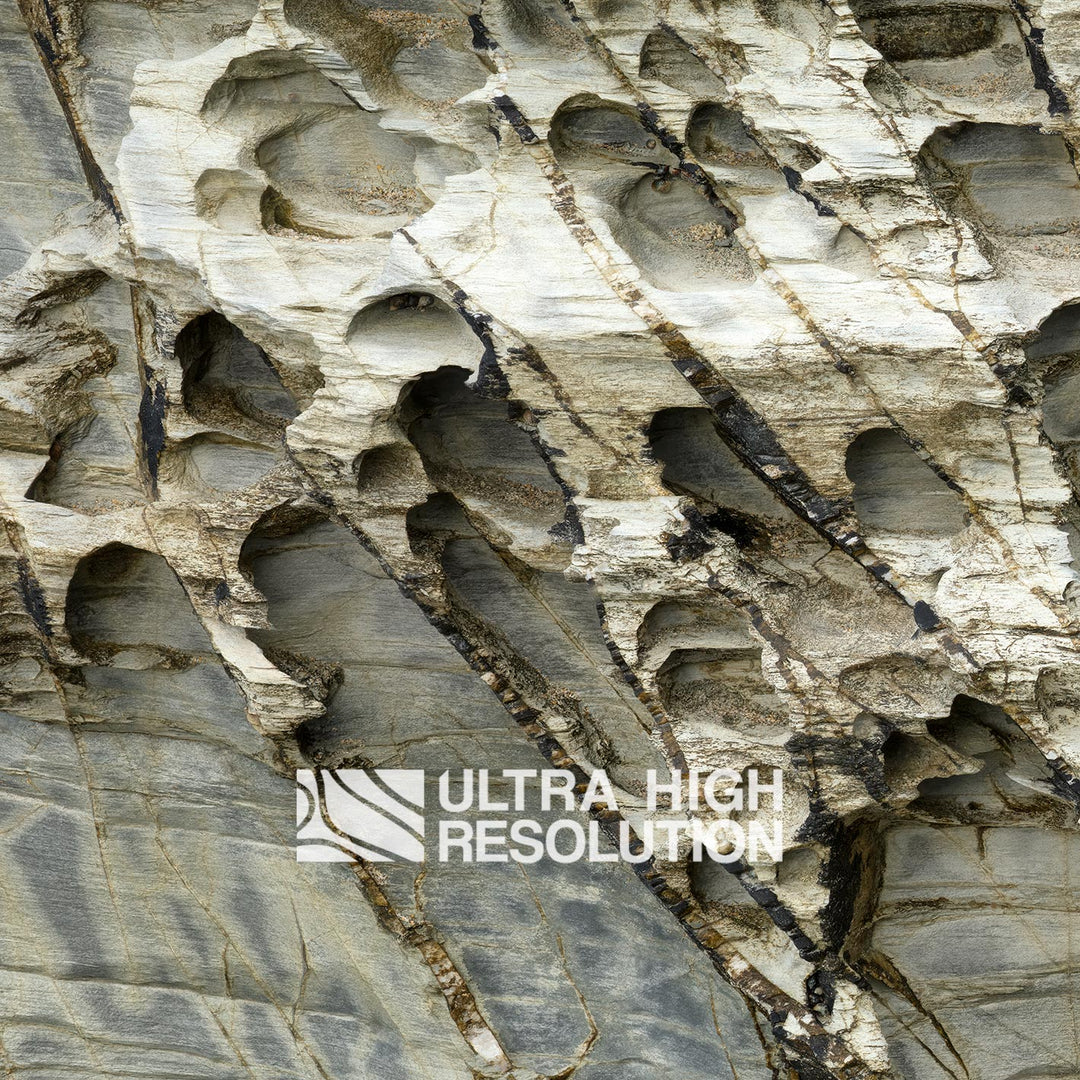 Stone Honeycomb Weathered Rock Texture (271cm x 203cm)