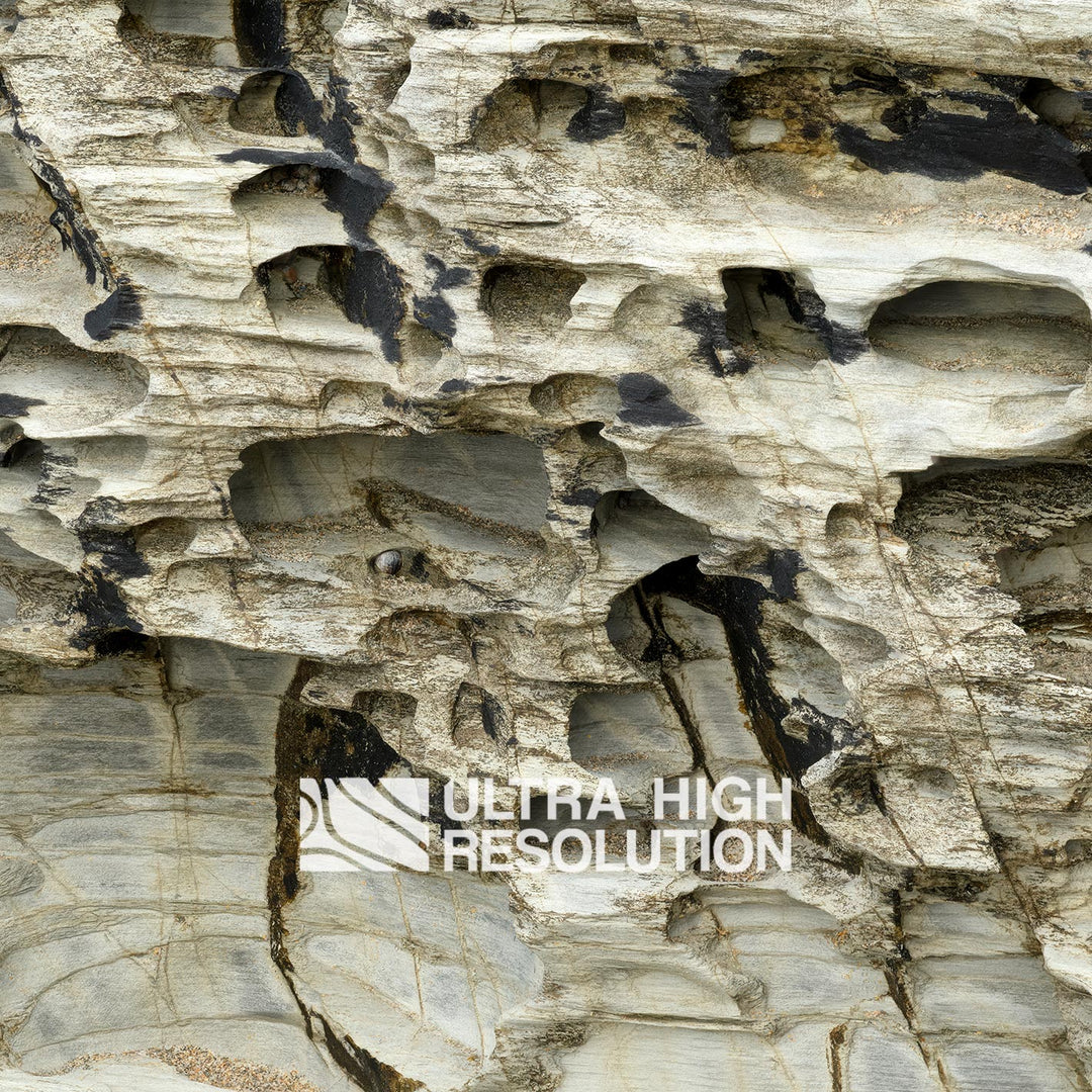 Stone Honeycomb Weathered Rock Texture (271cm x 203cm)