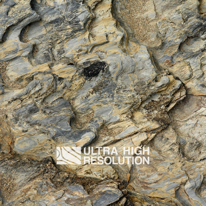 Stone Wave Sculpted Coastal Rock Texture (271cm x 203cm)