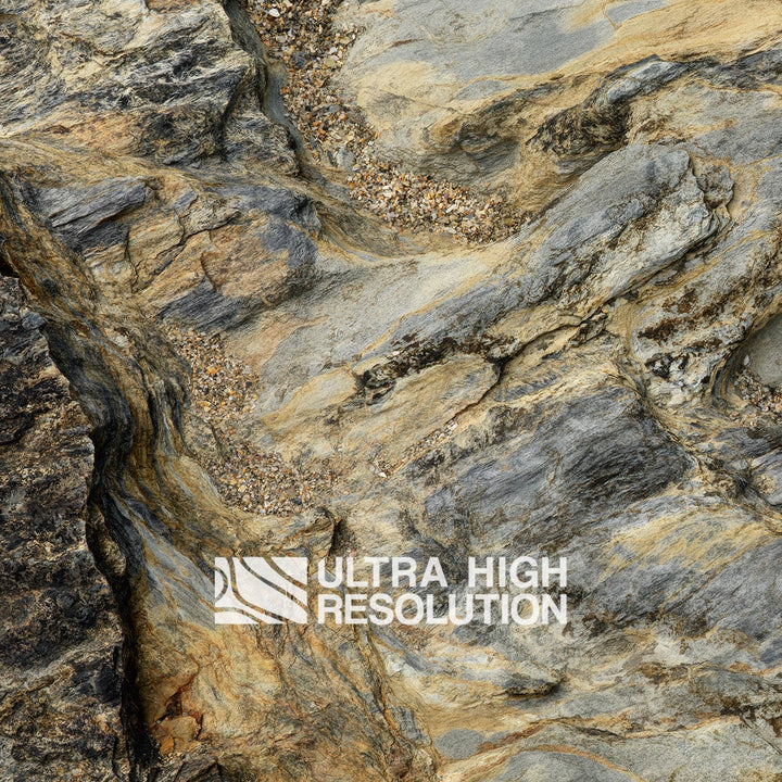 Stone Wave Sculpted Coastal Rock Texture (271cm x 203cm)