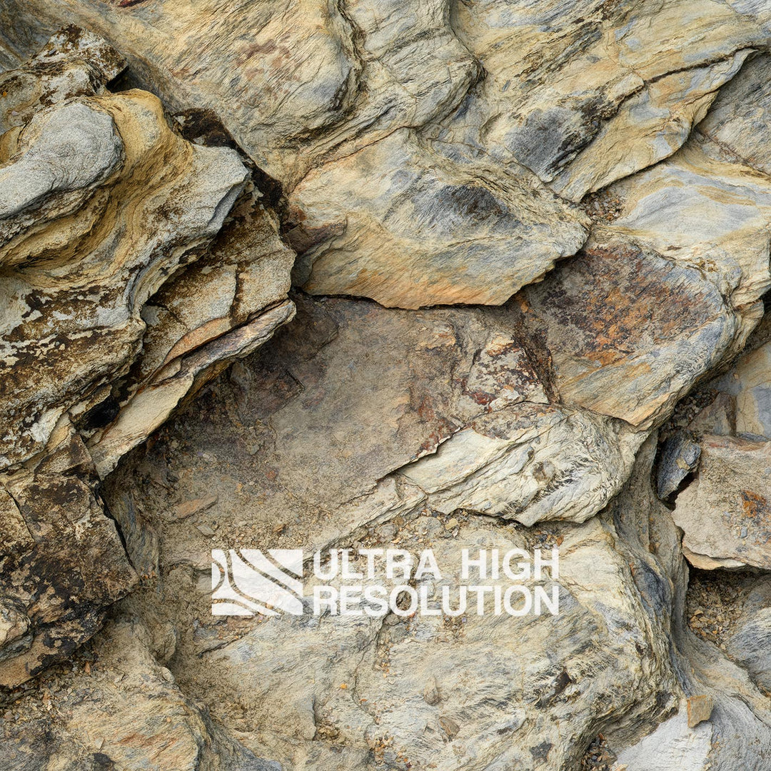 Stone Wave Sculpted Coastal Rock Texture (271cm x 203cm)