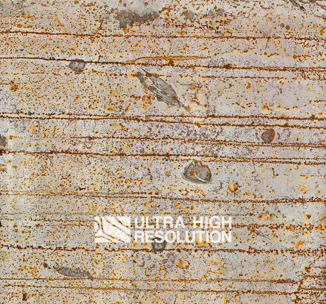 Striped Distressed Rusted Metal Sheet (415cm x 387cm)