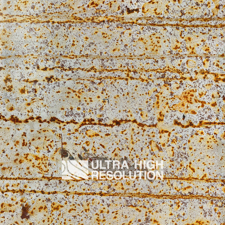 Striped Distressed Rusted Metal Sheet (415cm x 387cm)