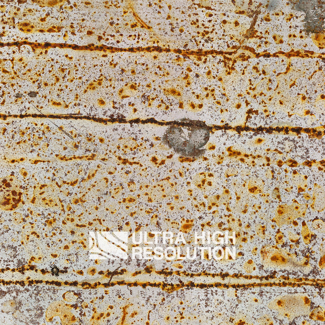 Striped Distressed Rusted Metal Sheet (415cm x 387cm)
