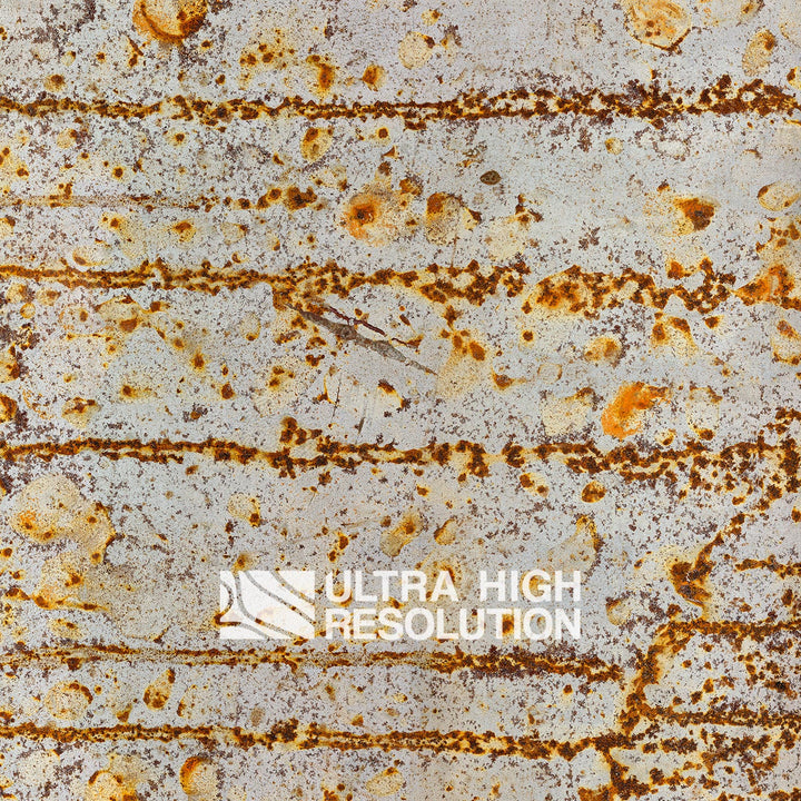 Striped Distressed Rusted Metal Sheet (415cm x 387cm)