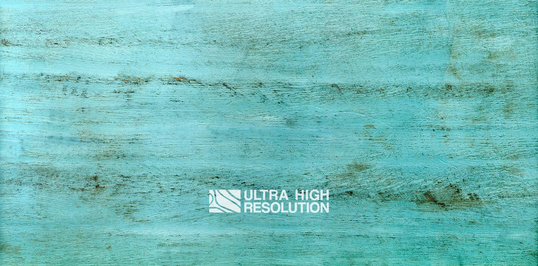 Teal Wood with Distressed Grain Texture (516cm x 255cm)