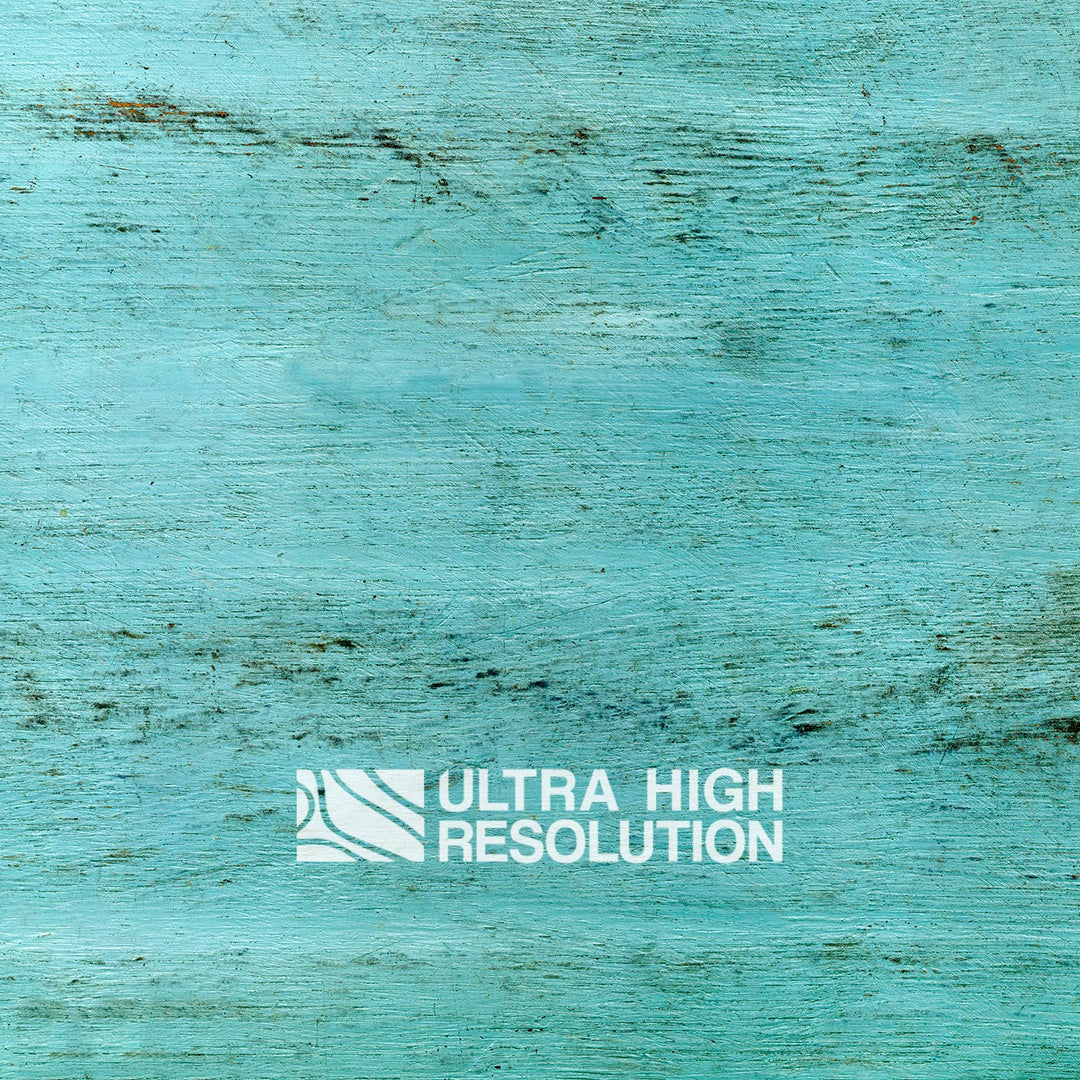 Teal Wood with Distressed Grain Texture (516cm x 255cm)